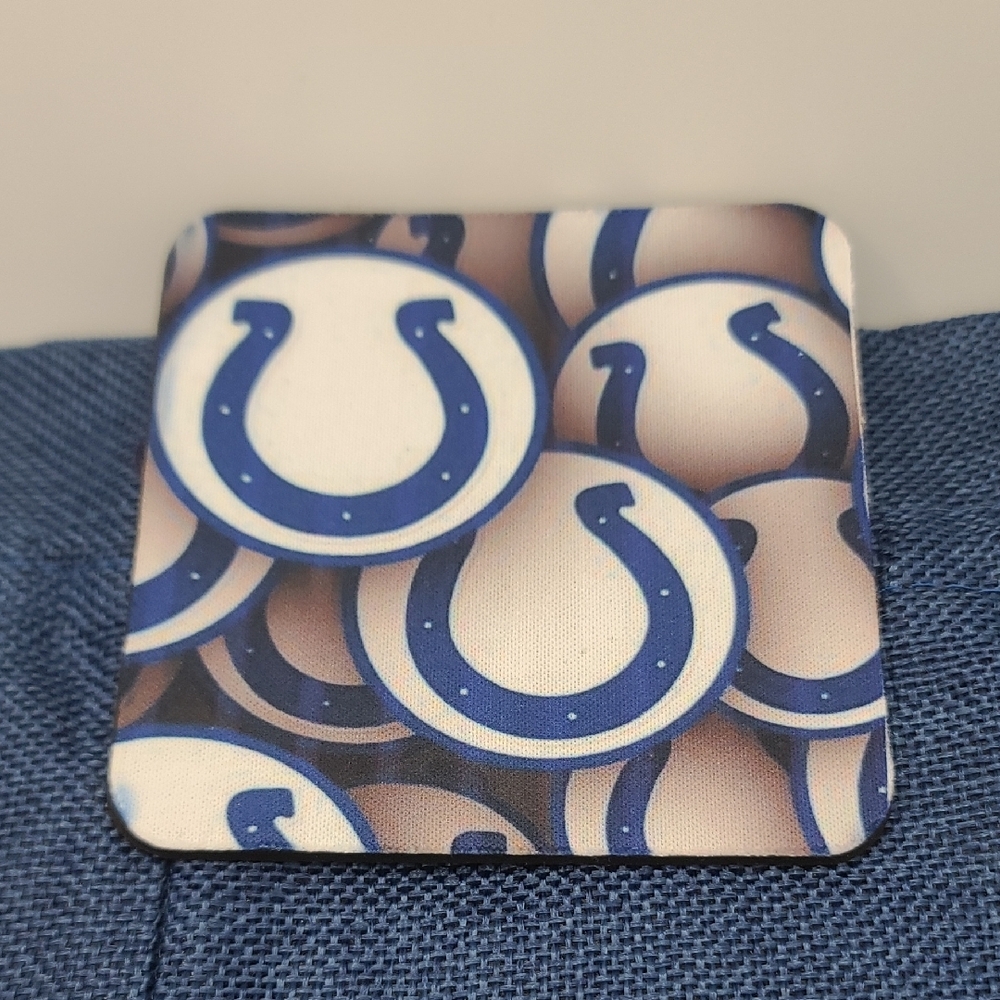 Colts Football Beverage Holder And Coaster Nwt - Picture 4 of 4